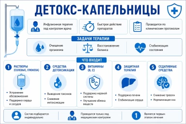 Капельница от наркотиков на дому в Октябрьске