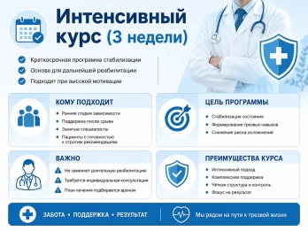 Реабилитация за 21 день в Октябрьске